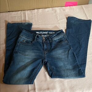 Wallflower Women's Dark Blue Boot Cut Jeans